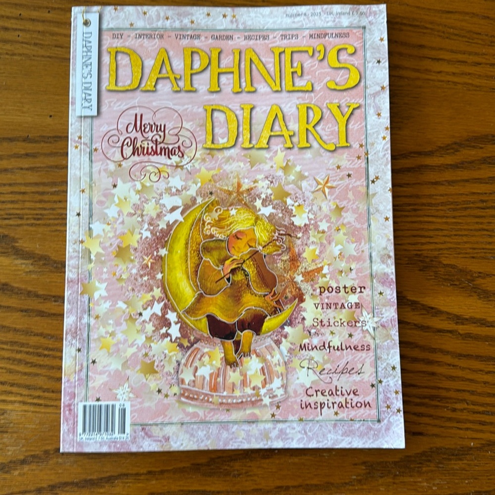 Daphne's Diary Number 8 2023 DIY Poster VINTAGE Stickers RECIPES MINDFULNESS